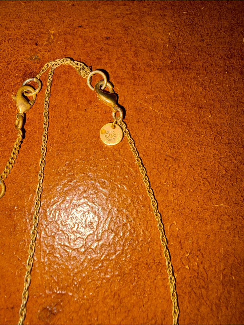 Julie Vos Lovely Gold Necklace w/ a Pearl Pendant & a Free Extender - Picture 3 of 4